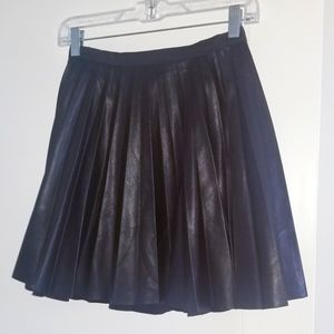 Vegan leather skirt